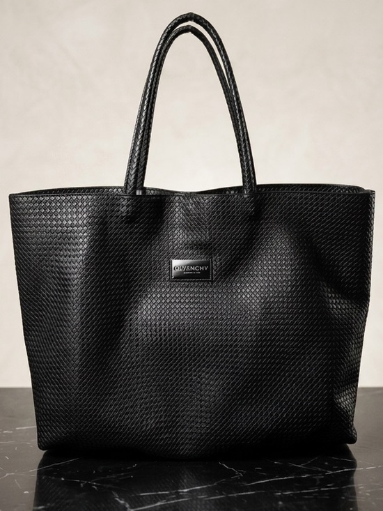 Givenchy Handbags - Givenchy Fragrance Black Woven Tote- Large